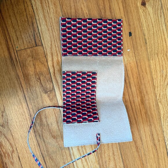 Mark & Graham Patterned Leather Charger Roll Up - Picture 2 of 7